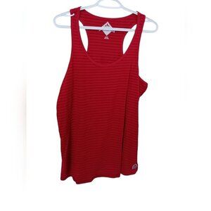 NWT New Women's Beaver Canoe Racerback Red Striped Tank Top Size XL‎
